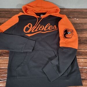 Majestic Embroidered Baltimore Orioles Pullover Hoodie